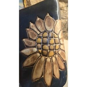 Design by Mara Mexico Large Coffee Mug Mexican Art Pottery Sunflower No Chips